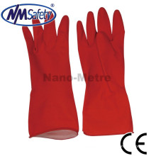 NMSAFETY china red long household latex washing dish gloves